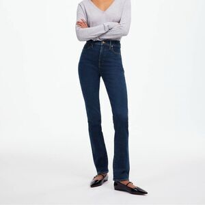 New Madewell The Perfect Vintage High Waisted Dark Wash Jeans Sz 26